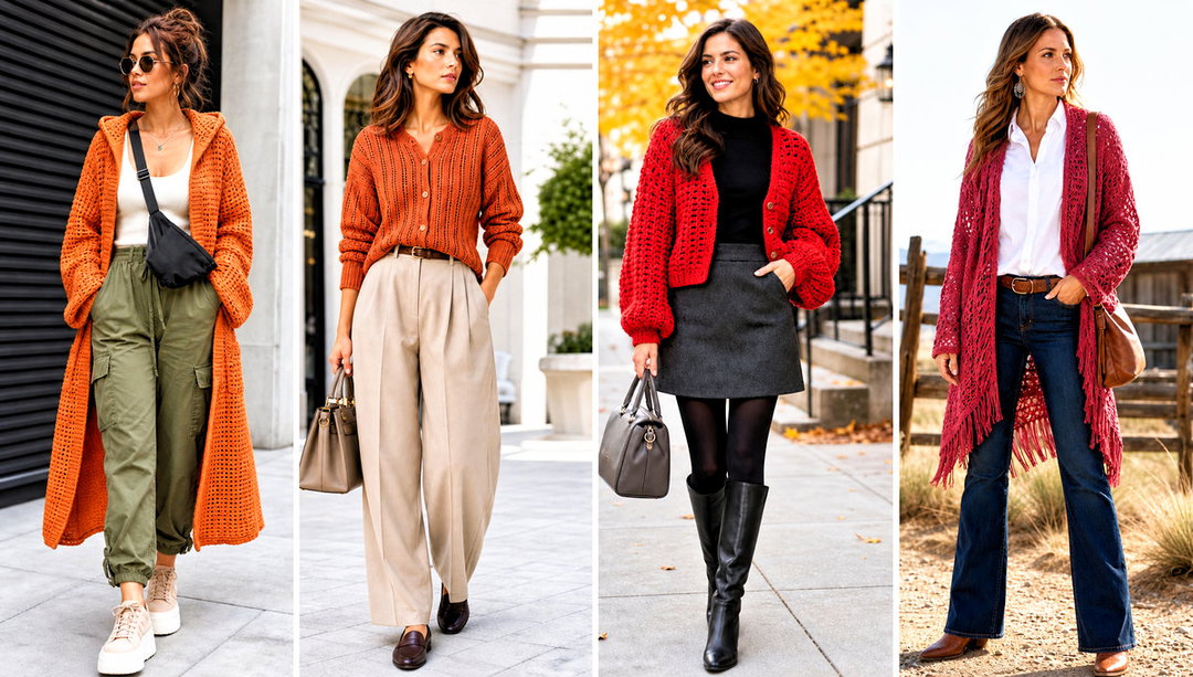 20 Crochet Cardigan for Women Sweater Coats Outfit Ideas