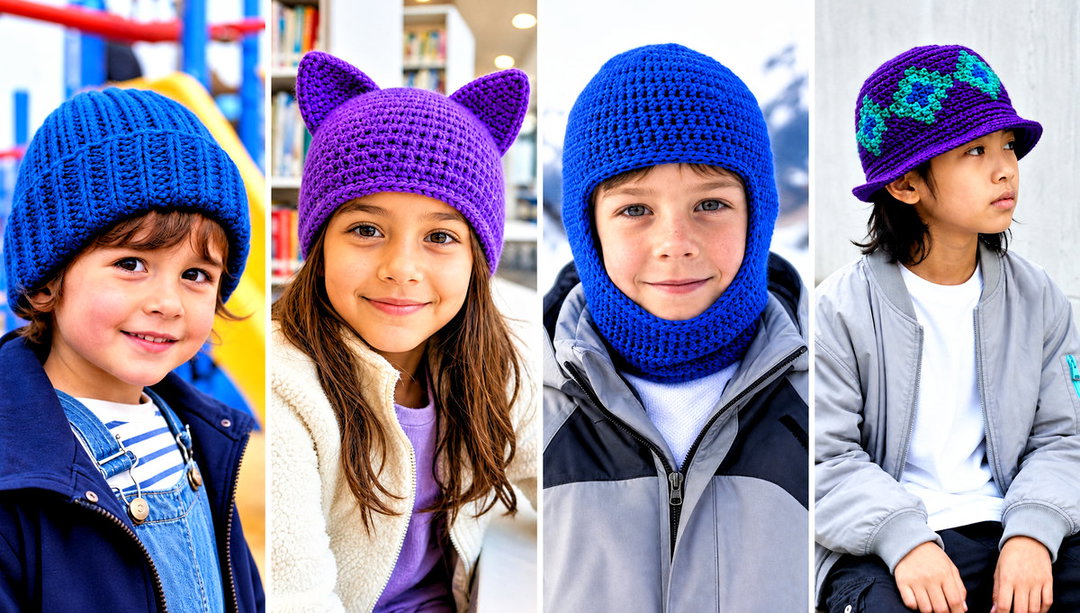20 Crochet Childs Hat Outfit Ideas for Outdoor Play