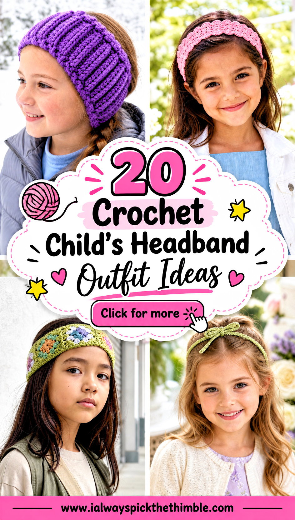 20 Crochet Childs Headband Outfit Ideas for School Days - 20 Crochet Child’s Headband Outfit Ideas for School Days