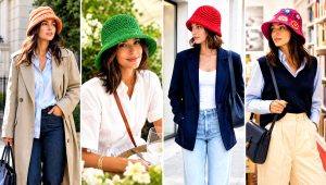 20 Crochet Chunky Bucket Hat Outfit Ideas for Street Style