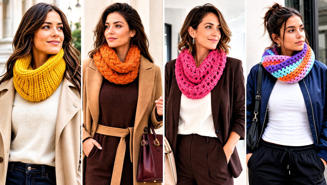 20 Crochet Chunky Cowl Outfit Ideas for Cold Mornings