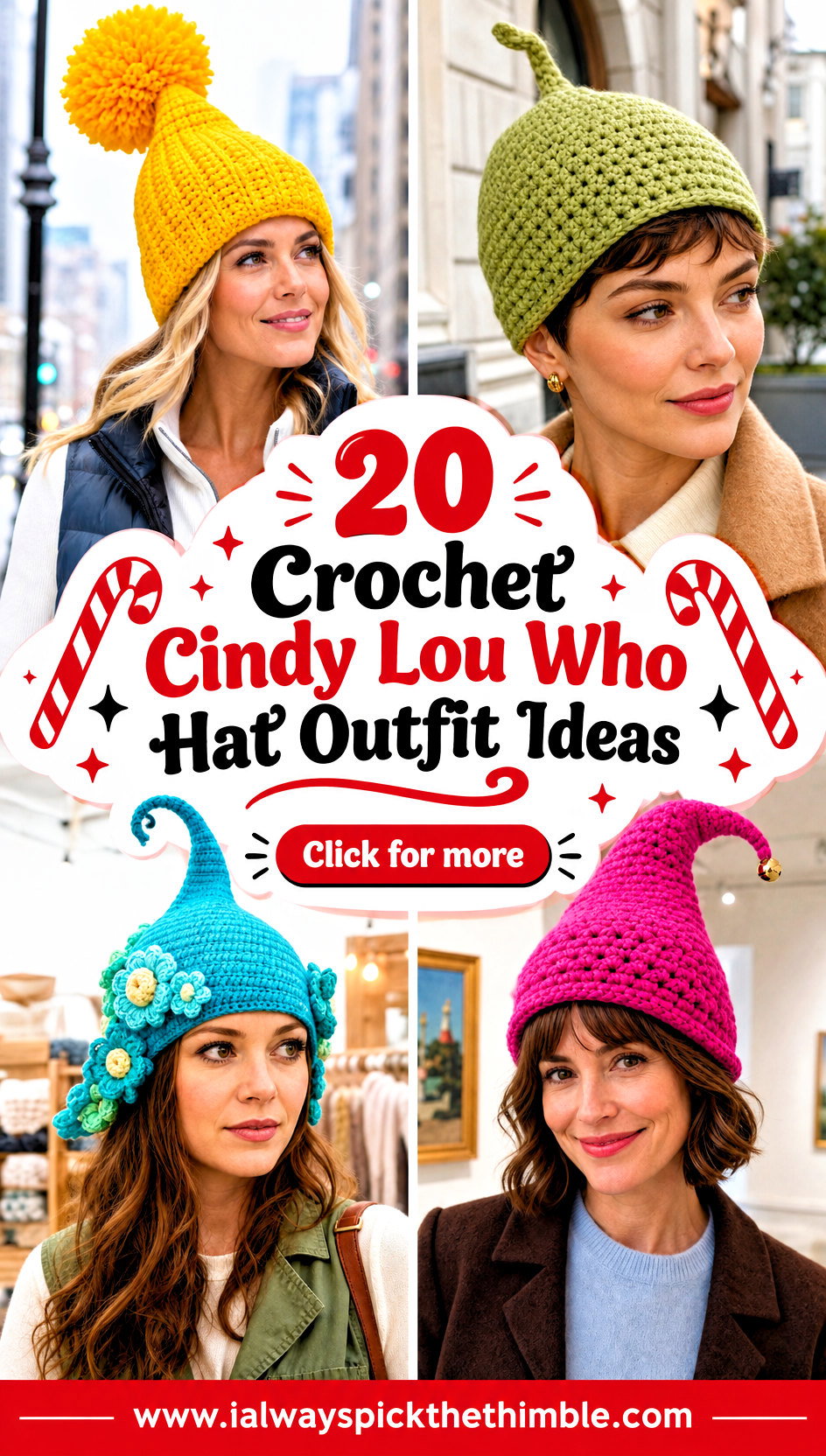 20 Crochet Cindy Lou Who Hat Outfit Ideas for Christmas Fun - 20 Crochet Cindy Lou Who Hat Outfit Ideas for Christmas Fun