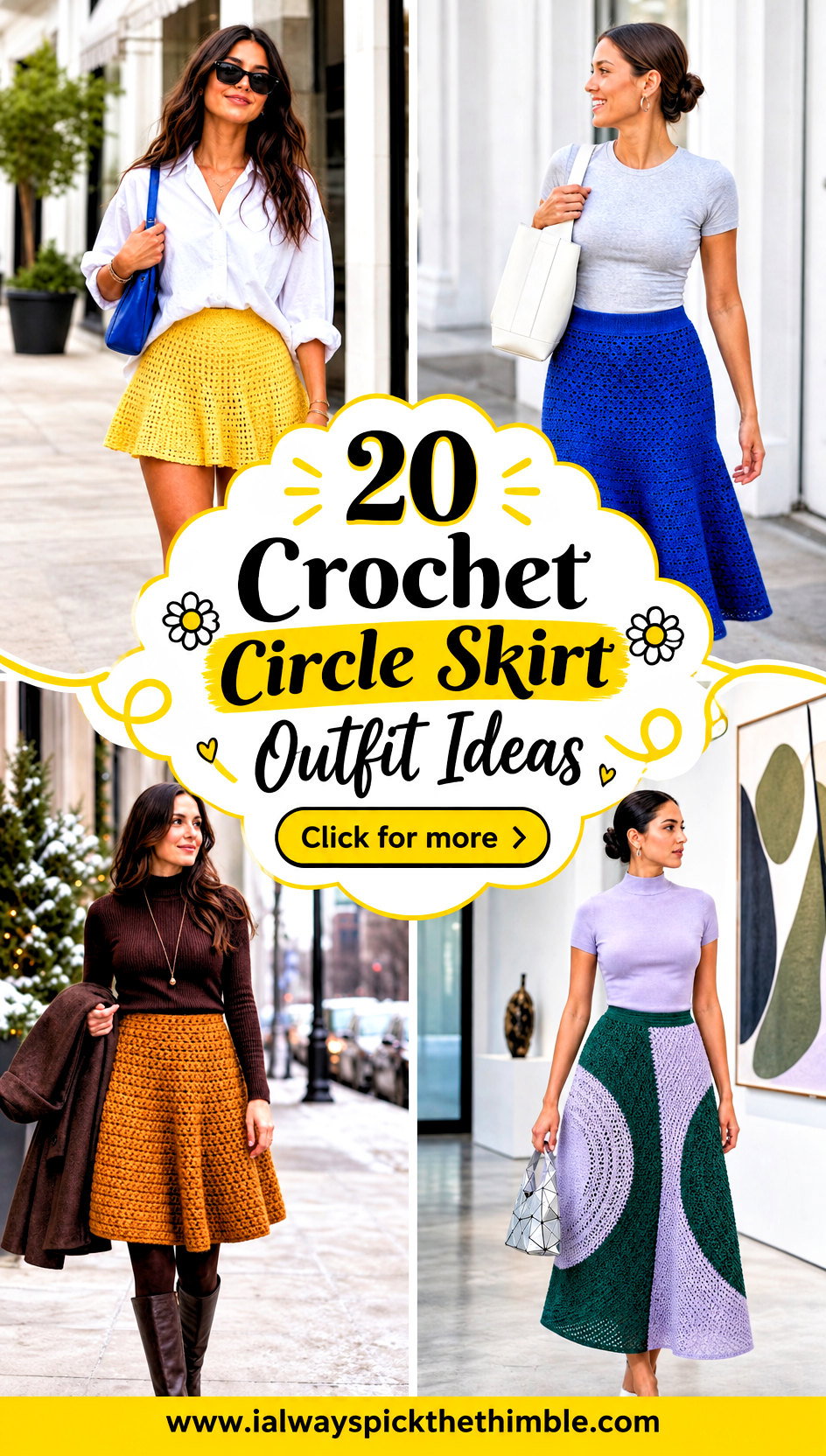 20 Crochet Circle Skirt Outfit Ideas for Playful Boho Looks - 20 Crochet Circle Skirt Outfit Ideas for Playful Boho Looks