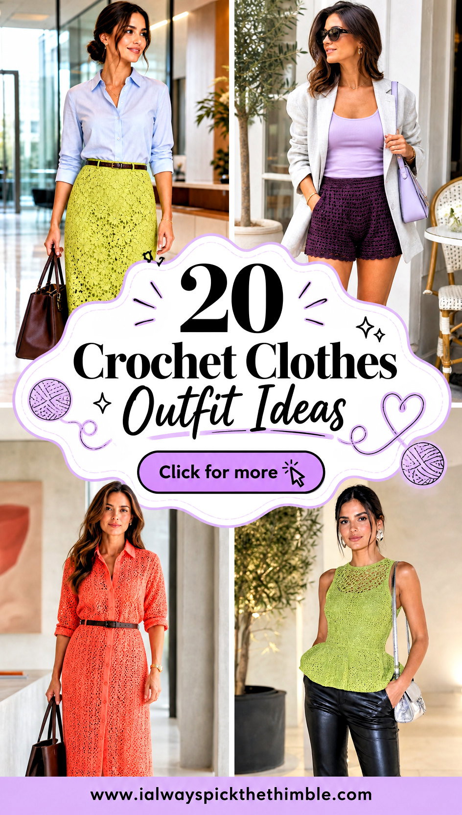 20 Crochet Clothes Outfit Ideas for a Handmade Wardrobe - 20 Crochet Clothes Outfit Ideas for a Handmade Wardrobe