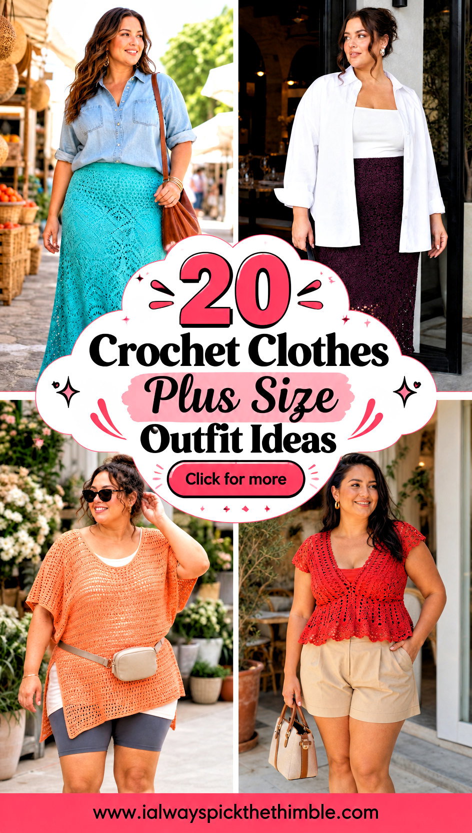 20 Crochet Clothes Plus Size Outfit Ideas for Comfy Styling - 20 Crochet Clothes Plus Size Outfit Ideas for Comfy Styling