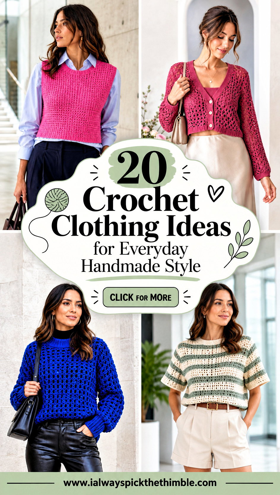 20 Crochet Clothing Ideas for Everyday Handmade Style - 20 Crochet Clothing Ideas for Everyday Handmade Style