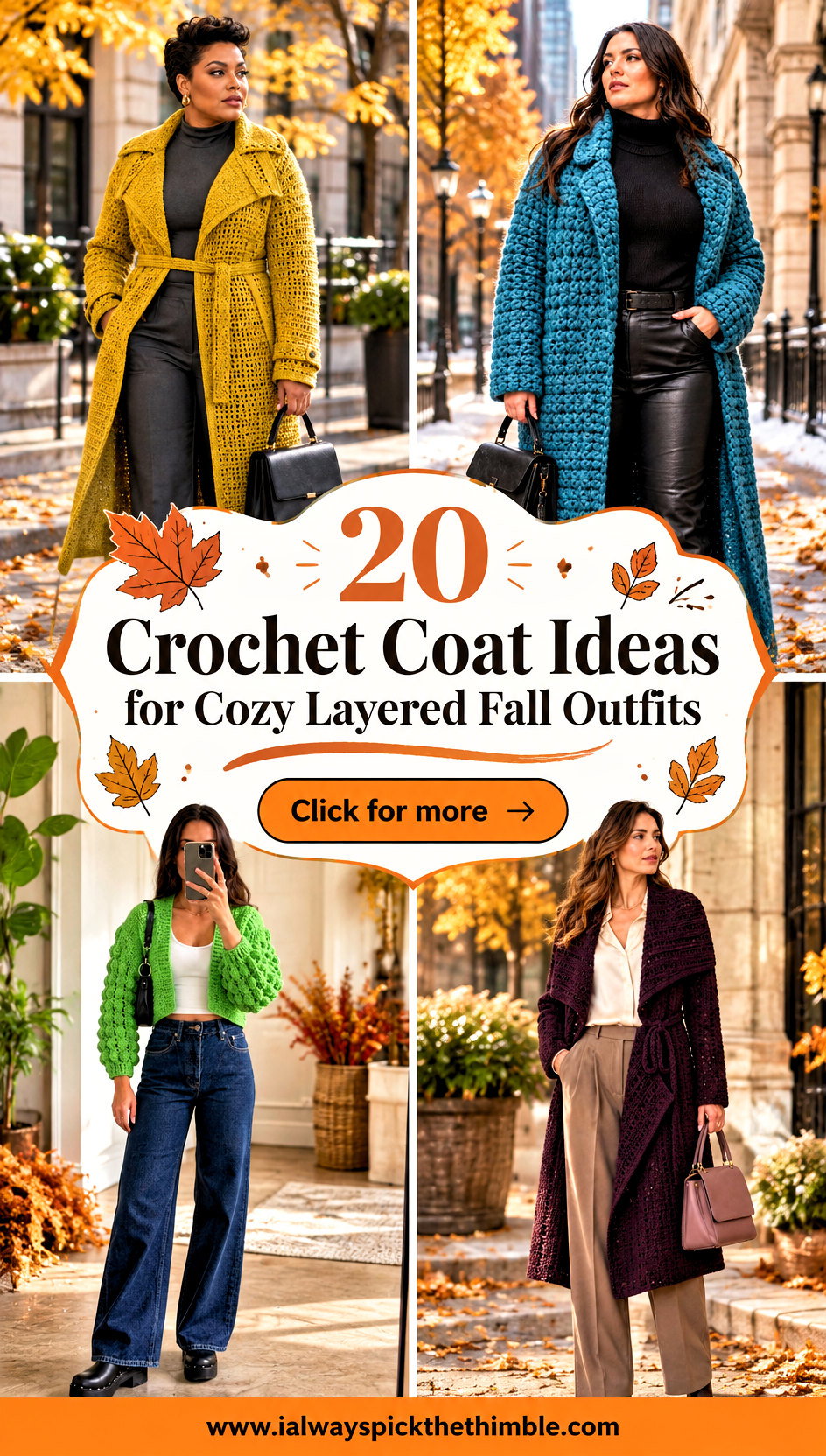 20 Crochet Coat Ideas for Cozy Layered Fall Outfits - 20 Crochet Coat Ideas for Cozy Layered Fall Outfits