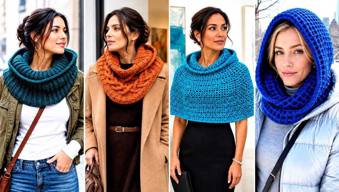 20 Crochet Cowl Hood Outfit Ideas for Cozy Outdoor Looks