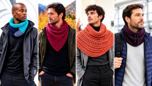 20 Crochet Cowl for Men Outfit Ideas for Winter Layers
