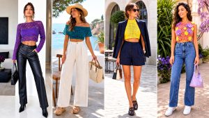 20 Crochet Cropped Top Outfit Ideas for Warm Weather