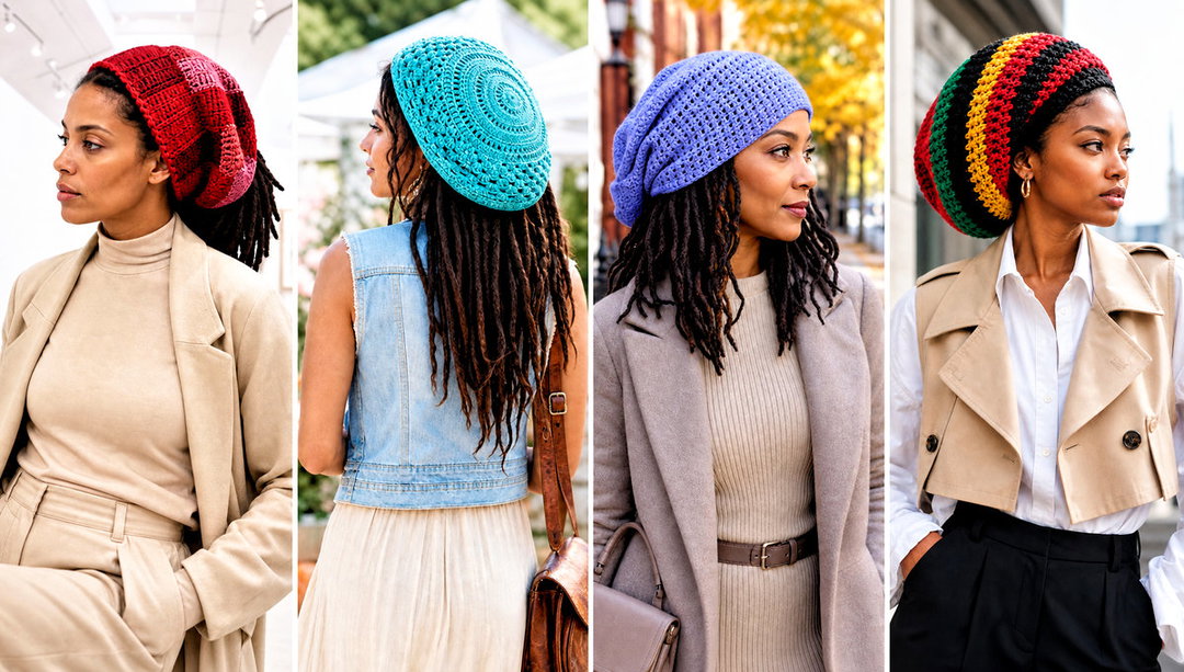 20 Crochet Dread Cap Outfit Ideas for Casual Weekends