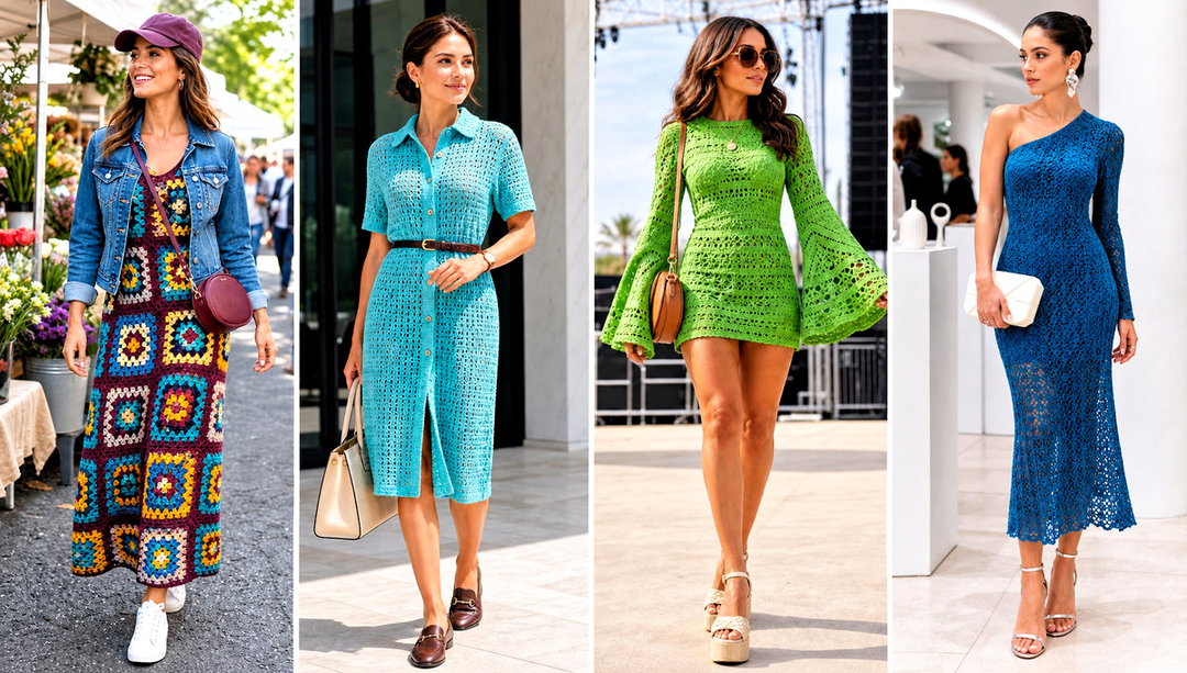 20 Crochet Dress Accessories Outfit Ideas for Easy Styling