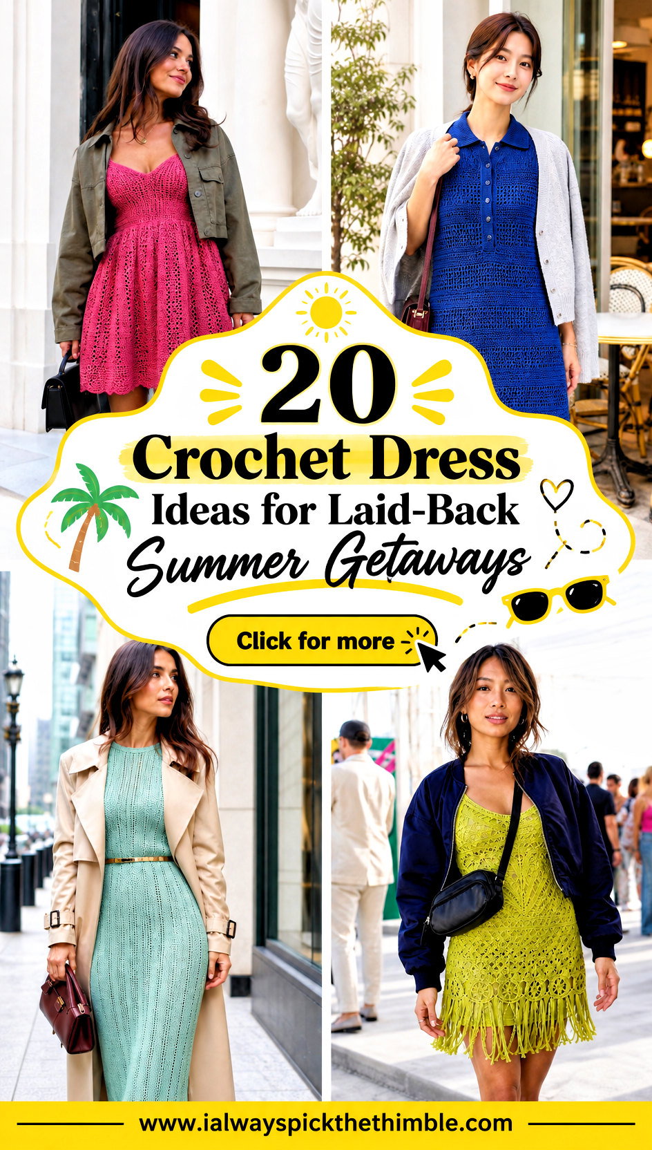 20 Crochet Dress Ideas for Laid-Back Summer Getaways - 20 Crochet Dress Ideas for Laid-Back Summer Getaways