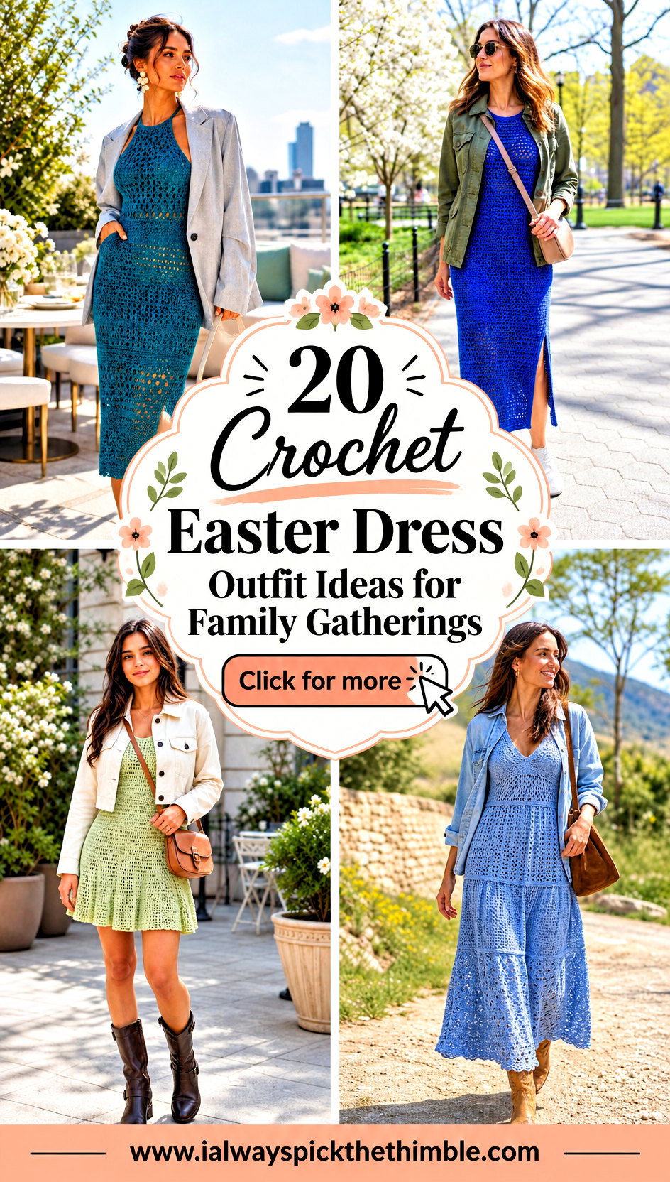 20 Crochet Easter Dress Outfit Ideas for Family Gatherings - 20 Crochet Easter Dress Outfit Ideas for Family Gatherings