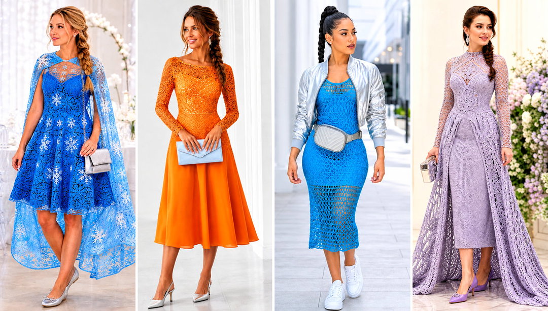20 Crochet Elsa Dress Outfit Ideas for Frozen Dress-Up