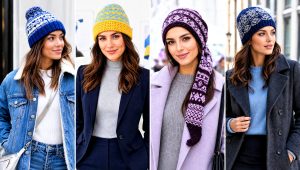 20 Crochet Fair Isle Hat Outfit Ideas for Winter Walks