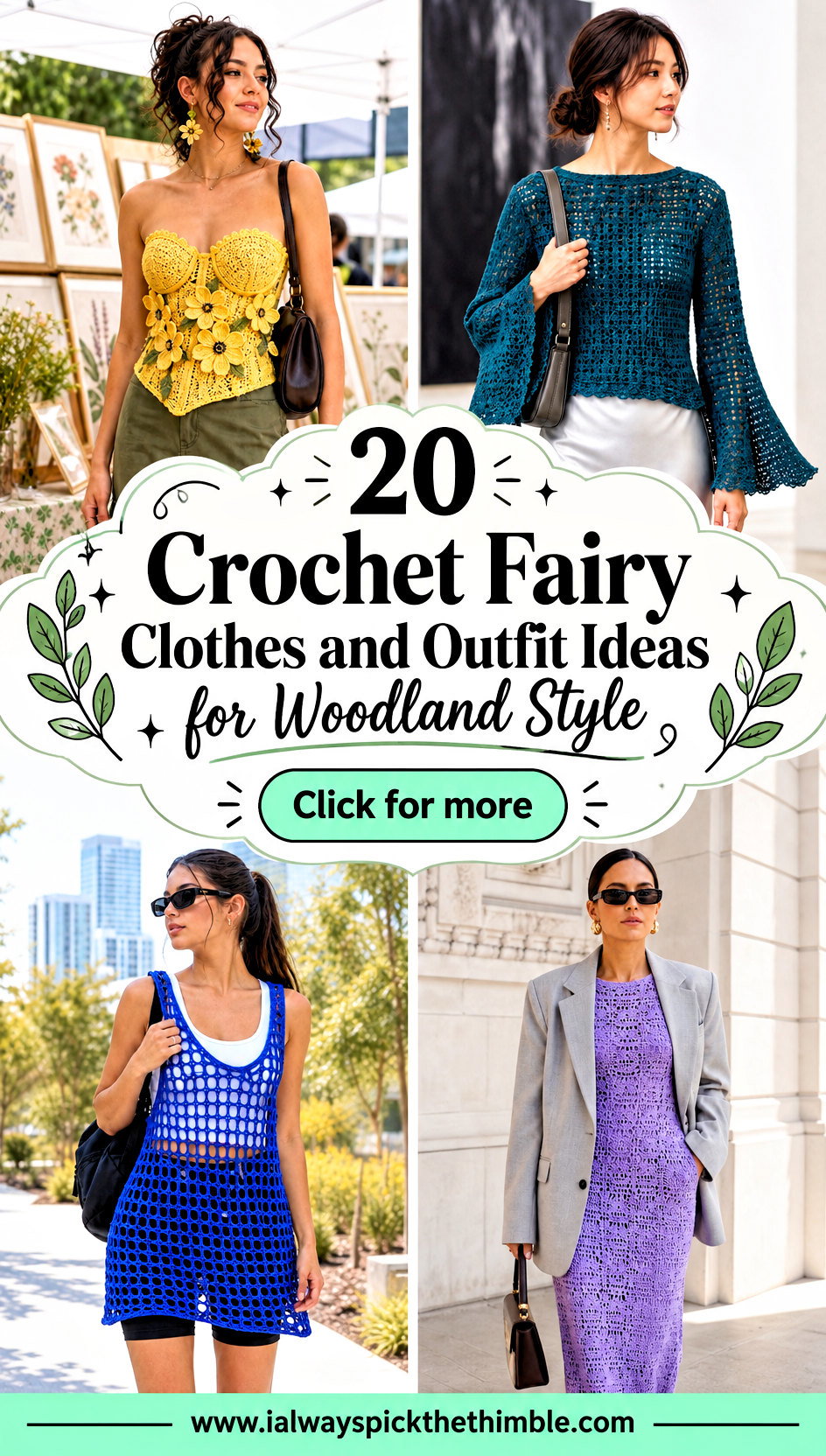 20 Crochet Fairy Clothes and Outfit Ideas for Woodland Style - 20 Crochet Fairy Clothes and Outfit Ideas for Woodland Style