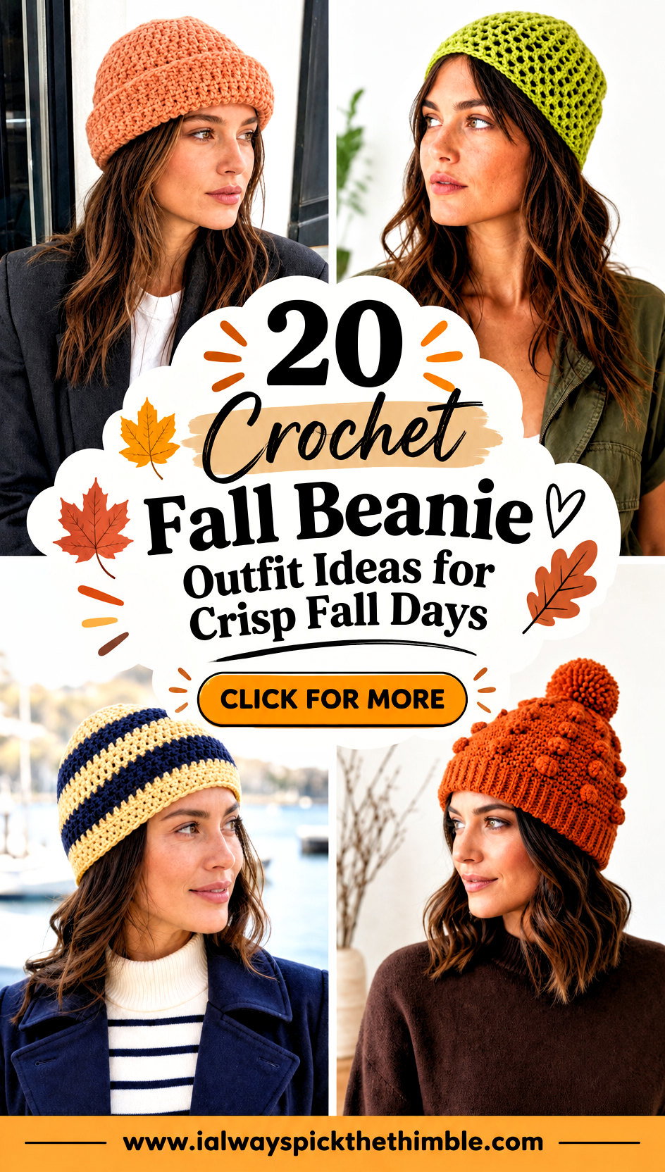 20 Crochet Fall Beanie Outfit Ideas for Crisp Fall Days - 20 Crochet Fall Beanie Outfit Ideas for Crisp Fall Days