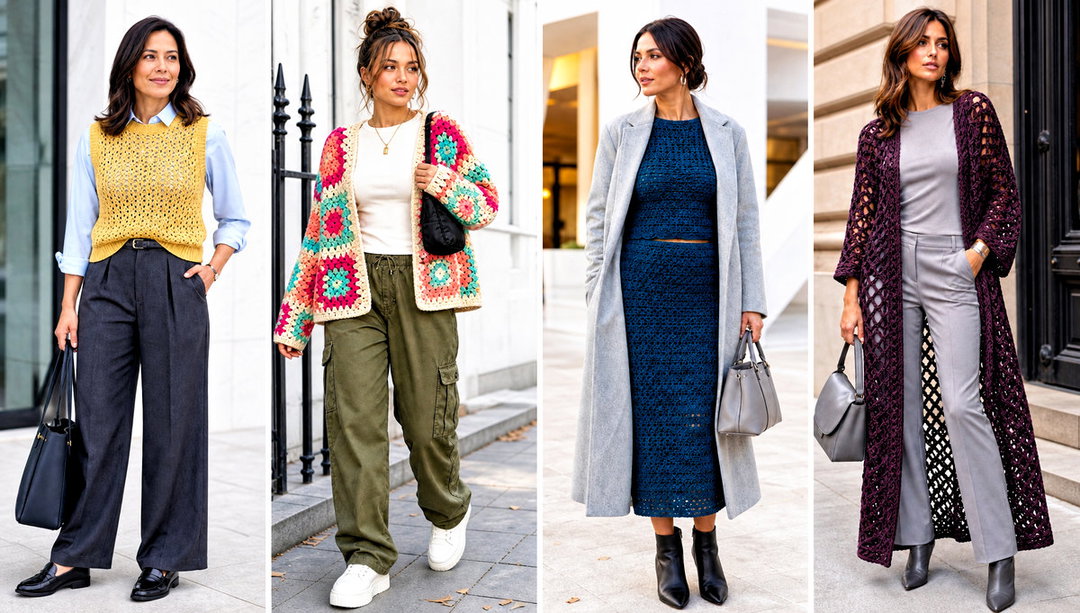20 Crochet Fall Outfit Ideas for Easy Seasonal Layers
