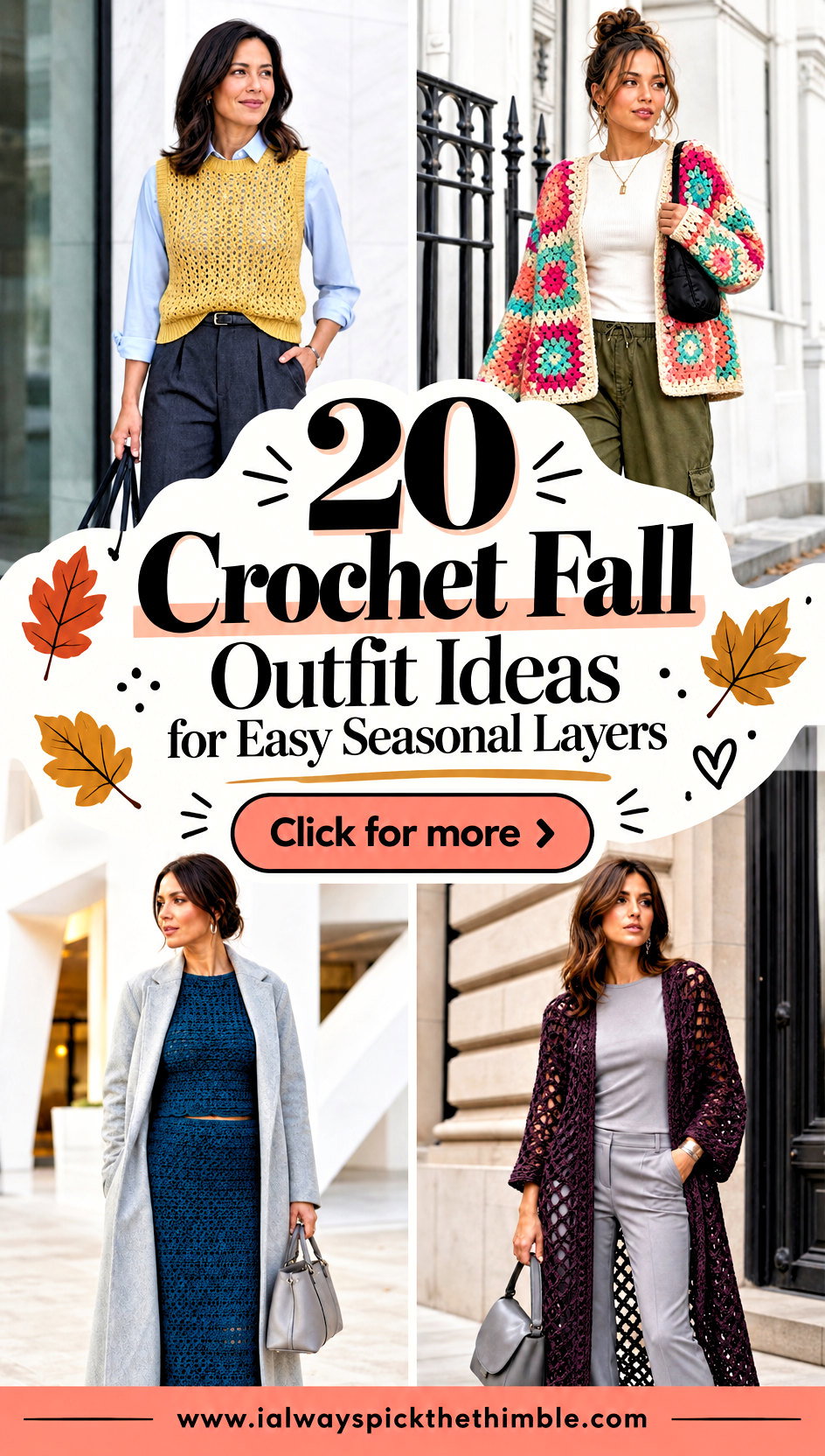 20 Crochet Fall Outfit Ideas for Easy Seasonal Layers - 20 Crochet Fall Outfit Ideas for Easy Seasonal Layers