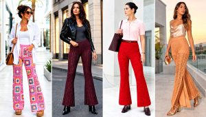20 Crochet Flare Pants Outfit Ideas for Retro Looks