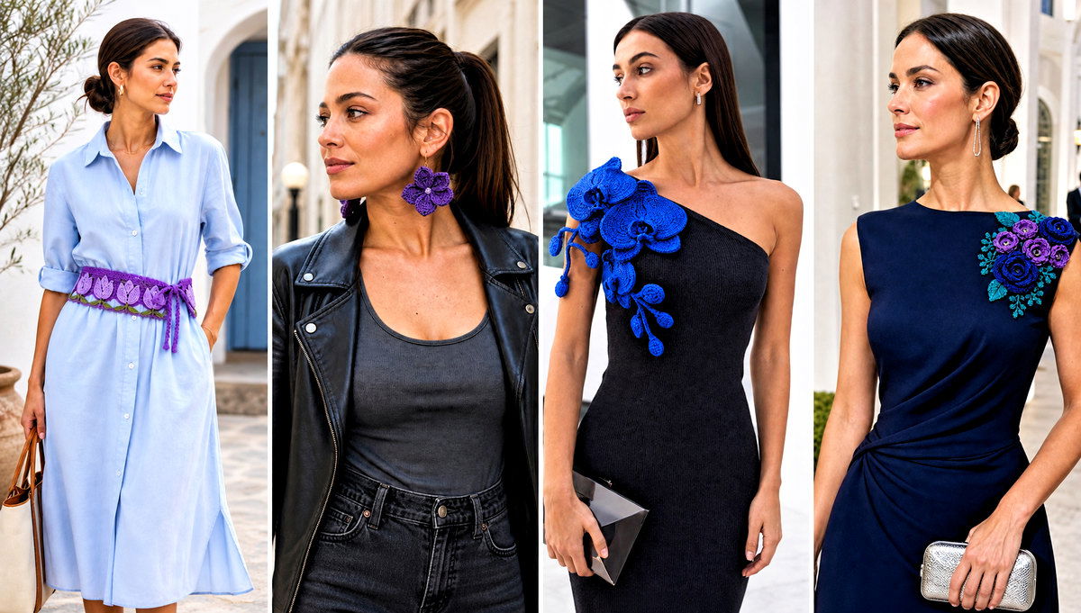 20 Crochet Flower Outfit Ideas for Playful Everyday Style