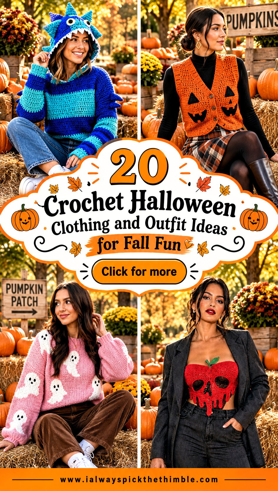 20 Crochet Halloween Clothing and Outfit Ideas for Fall Fun - 20 Crochet Halloween Clothing and Outfit Ideas for Fall Fun
