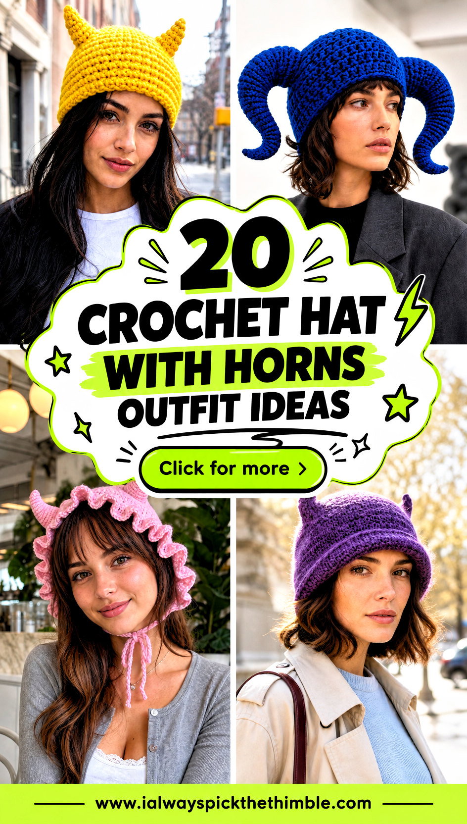 20 Crochet Hat With Horns Outfit Ideas for Festival Style - 20 Crochet Hat With Horns Outfit Ideas for Festival Style