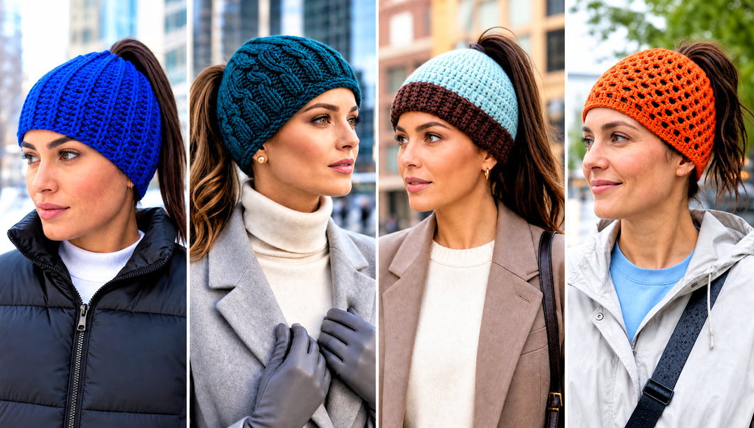 20 Crochet Hat With Ponytail Hole Outfit Ideas for Busy Days
