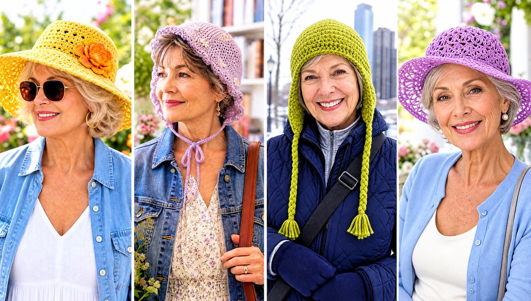 20 Crochet Hat for Grandma Outfit Ideas for Cozy Days