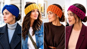 20 Crochet Headband Ear Warmer Outfit Ideas for Crisp Days