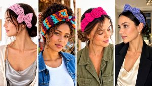 20 Crochet Headband With Bow Outfit Ideas for Casual Dates