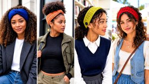 20 Crochet Headband for Curly Hair Outfit Ideas for Fall