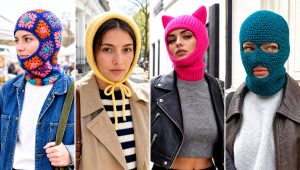 20 Crochet Helmet Balaclava Outfit Ideas for Cold Days