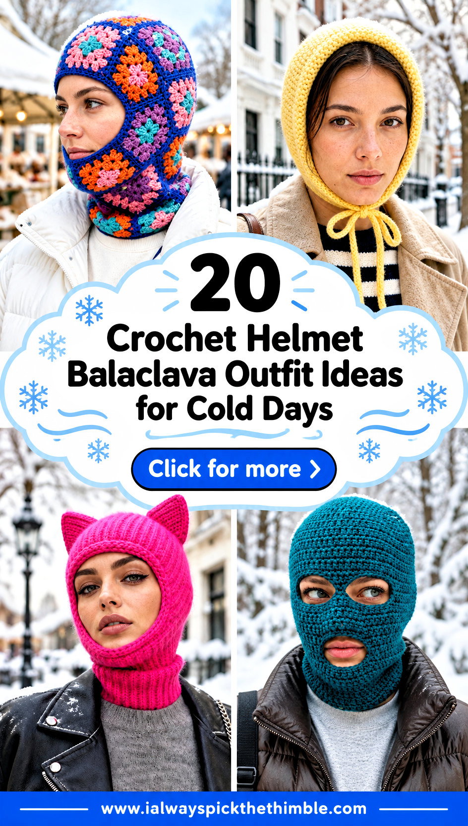 20 Crochet Helmet Balaclava Outfit Ideas for Cold Days - 20 Crochet Helmet Balaclava Outfit Ideas for Cold Days