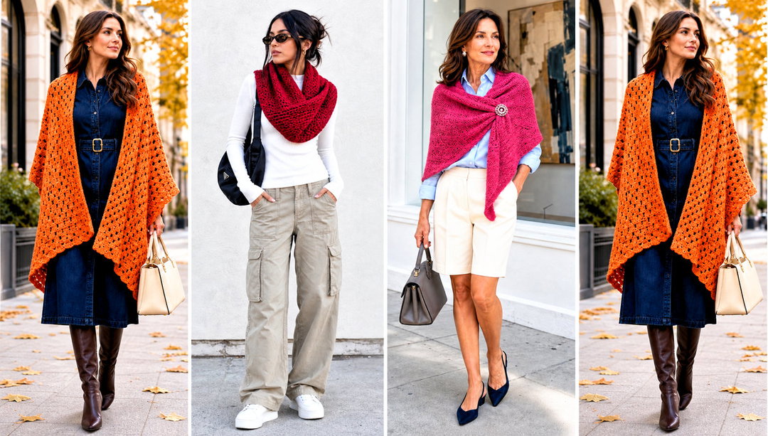 20 Crochet Highlander Shawl Outfit Ideas for Rustic Style