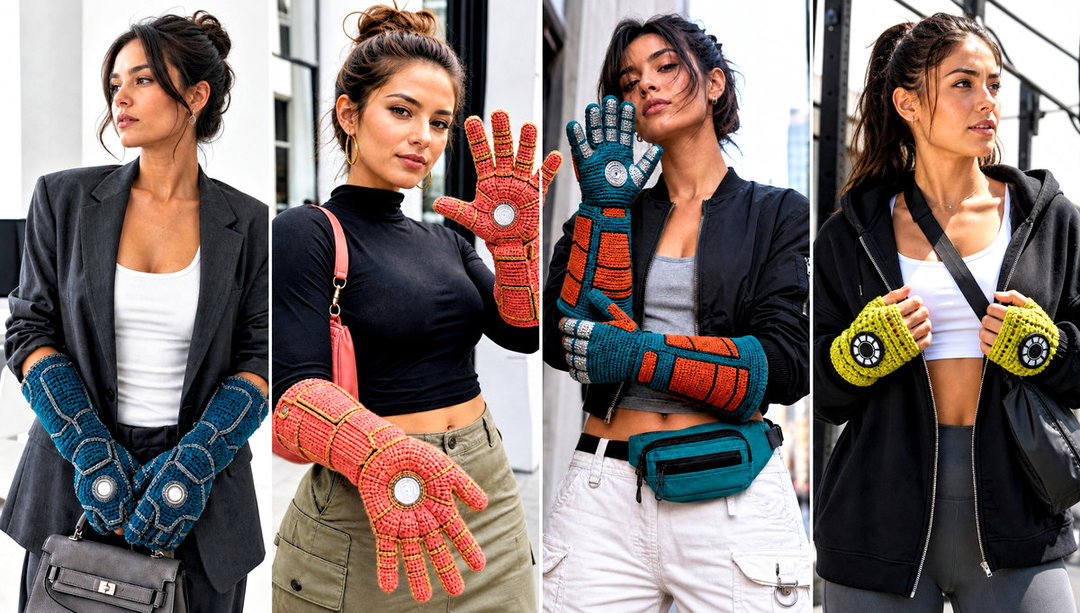 20 Crochet Iron Man Gloves Outfit Ideas for Comic Fans