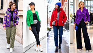 20 Crochet Jacket With Zipper Outfit Ideas for Cool Days