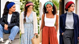 20 Crochet Jasmine Stitch Headband Outfit Ideas for Winter