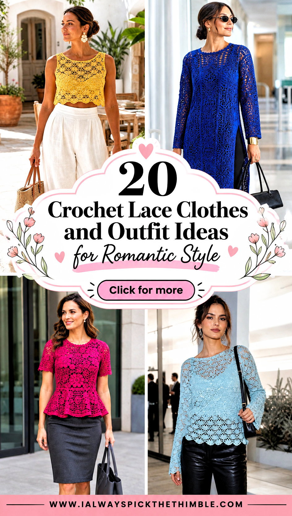 20 Crochet Lace Clothes and Outfit Ideas for Romantic Style - 20 Crochet Lace Clothes and Outfit Ideas for Romantic Style