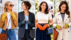 20 Crochet Lace Gloves Outfit Ideas for Vintage Style
