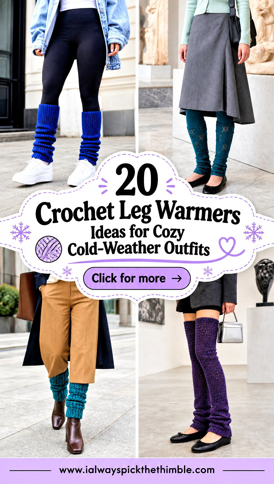 20 Crochet Leg Warmers Ideas for Cozy Cold-Weather Outfits - 20 Crochet Leg Warmers Ideas for Cozy Cold-Weather Outfits