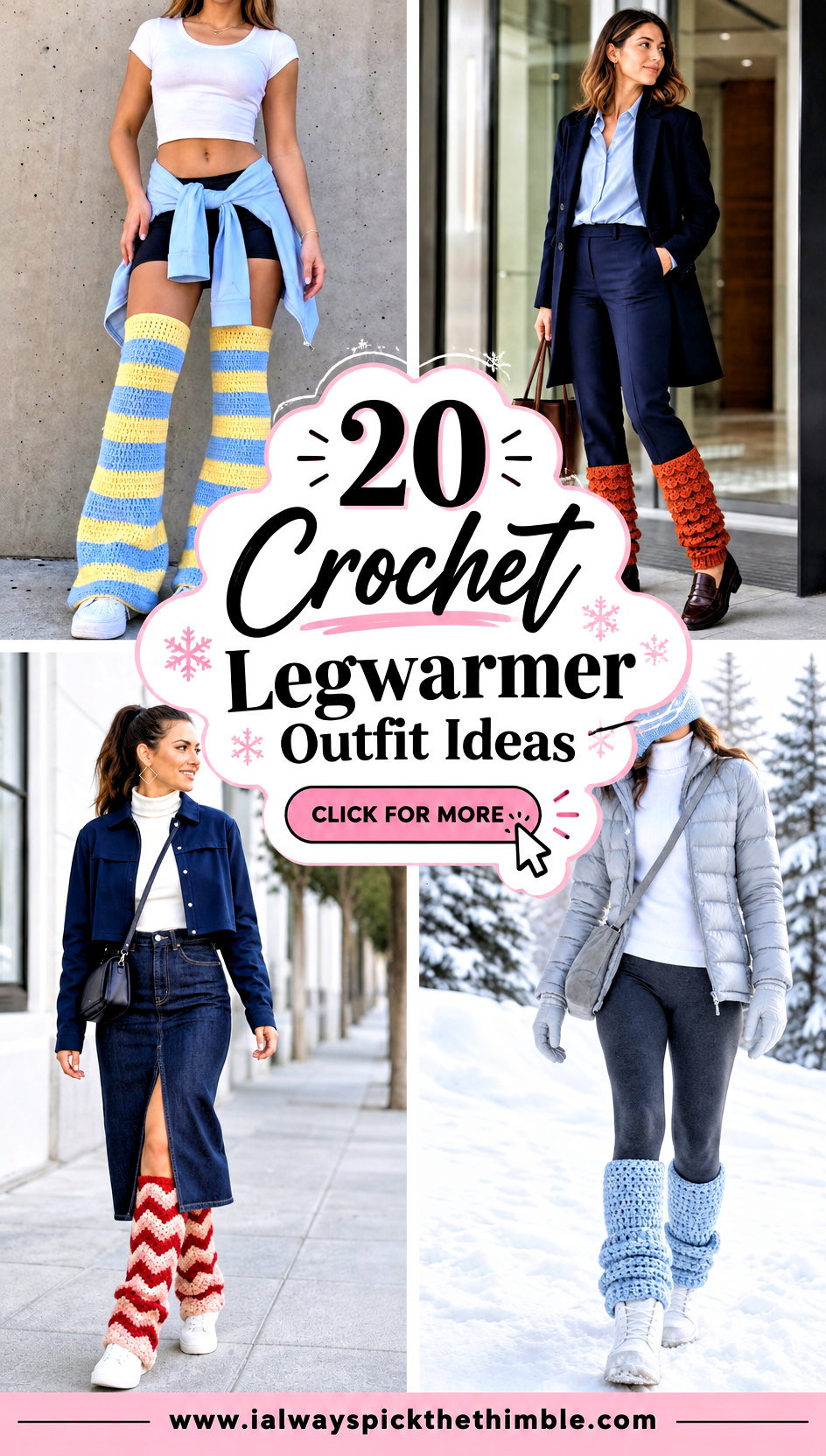 20 Crochet Legwarmer Outfit Ideas for Cozy Winter Days - 20 Crochet Legwarmer Outfit Ideas for Cozy Winter Days