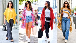 20 Crochet Lightweight Poncho Outfit Ideas for Breezy Days