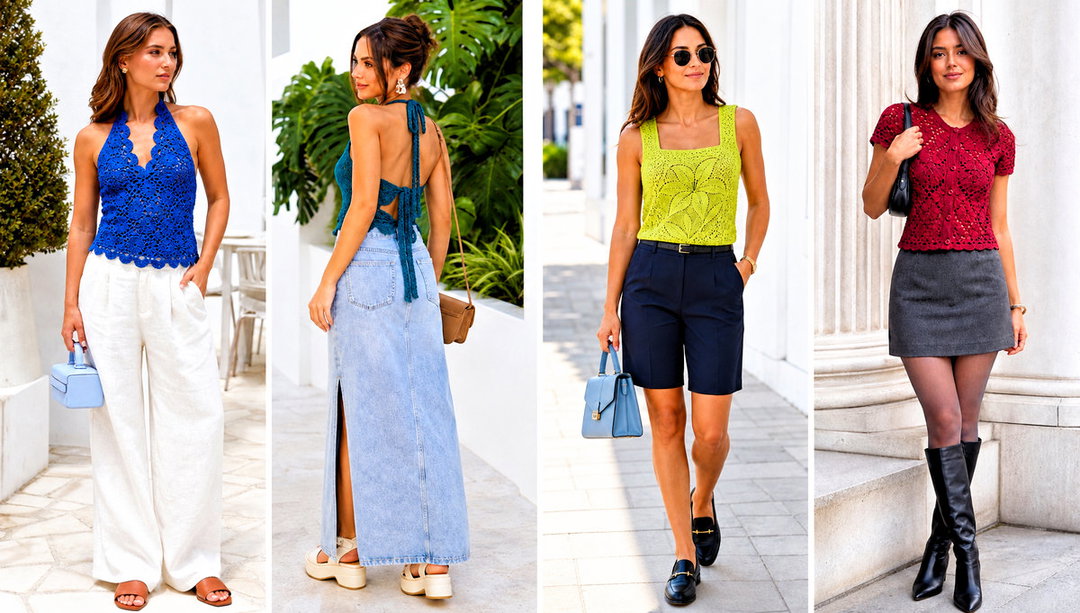 20 Crochet Lily Top Outfit Ideas for Soft Summer Style