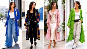 20 Crochet Longline Cardigan Outfit Ideas for Fall