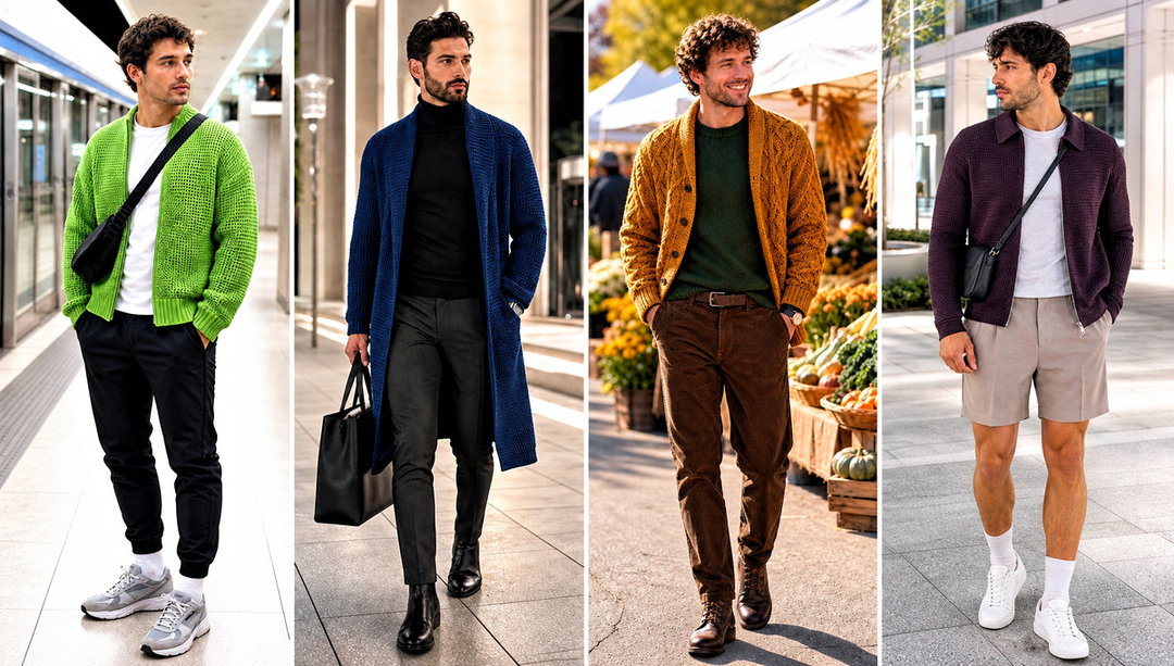 20 Crochet Mens Cardigan Outfit Ideas for Everyday Wear