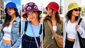 20 Crochet Mesh Bucket Hat Outfit Ideas for Sunny Getaways