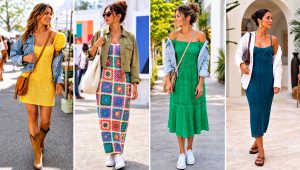 20 Crochet Milkmaid Dress Outfit Ideas for Garden Parties