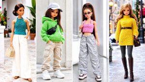 20 Crochet Mini Doll Clothes and Outfit Ideas for Playtime